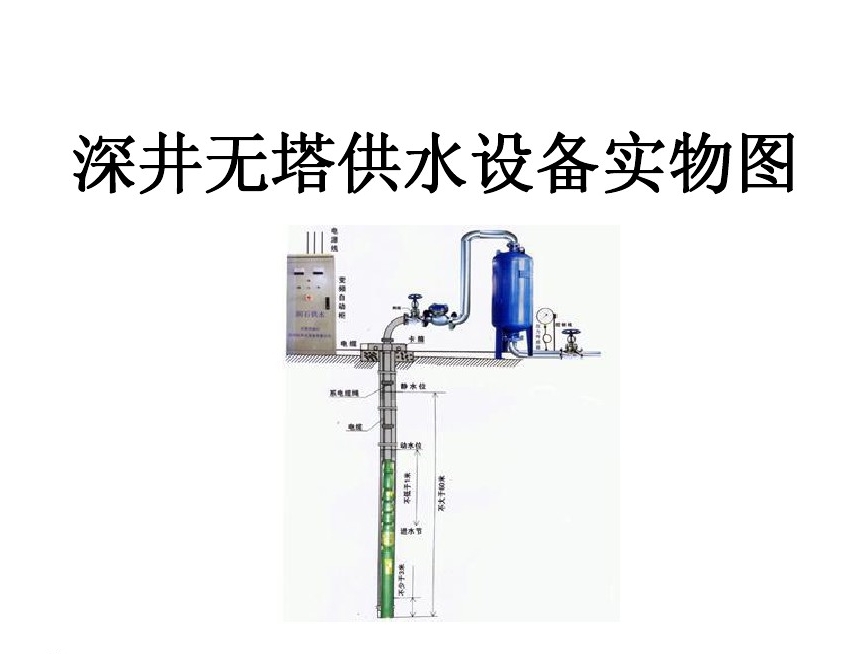 怀来县井泵无塔式供水设备